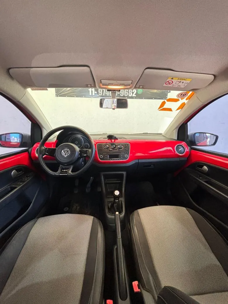VW - VolksWagen - up! black/white/red 1.0 T. Flex 12V 5p  Gasolina